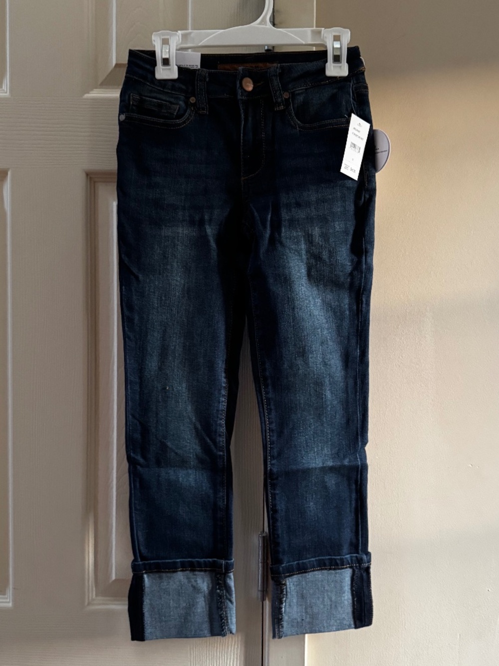 Joe's Jeans Girls The Jane Mid Rise Skinny Roll Crop Jeans Size 12 NWT
